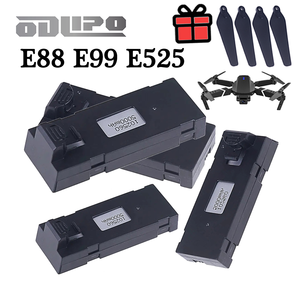 E88 3.7V 5000mAh LiPo Battery  - đánh giá và giá Eachine Drone E58