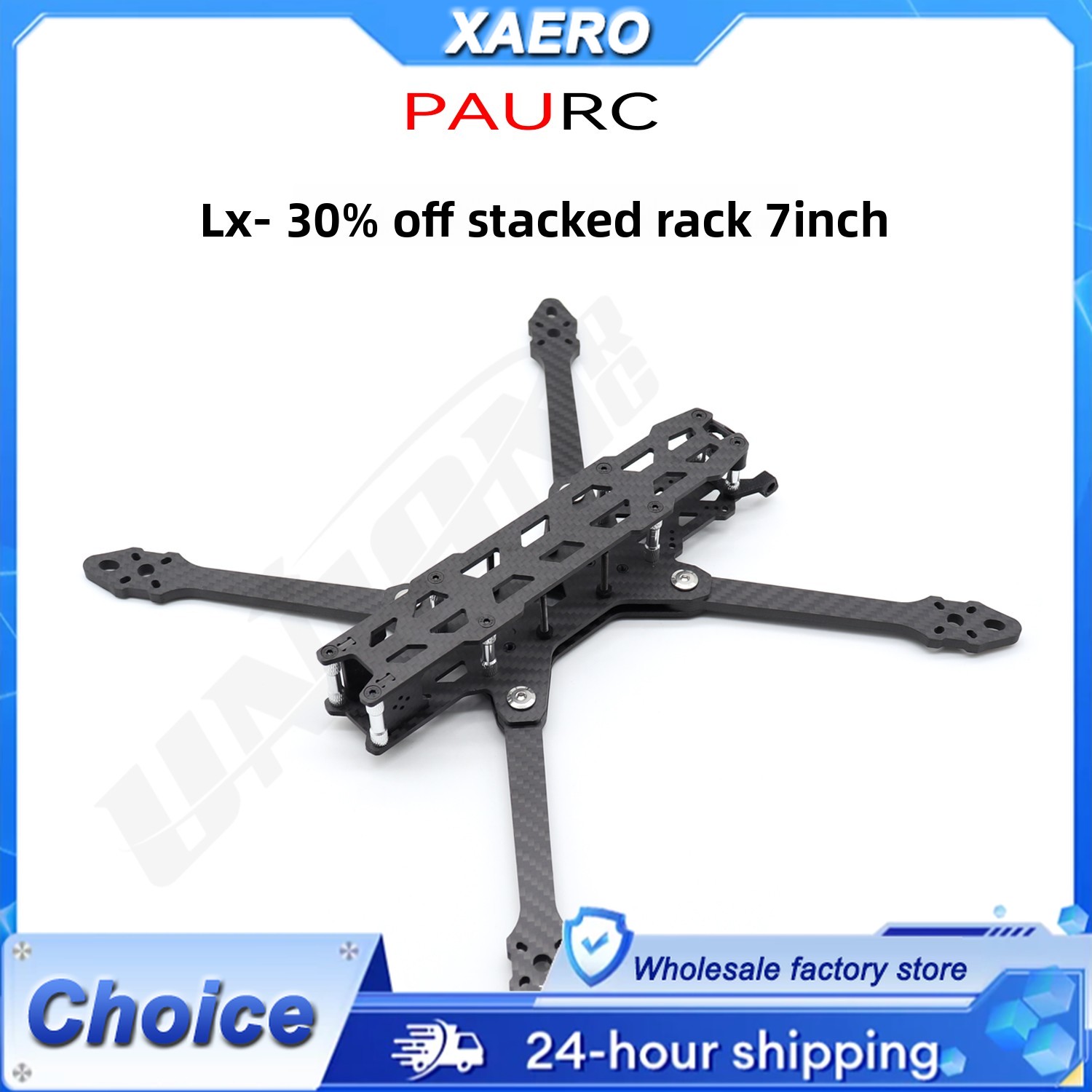 PAURC LX-7 Foldable 7 Inch FPV - đánh giá và giá Drone Kit Long Range