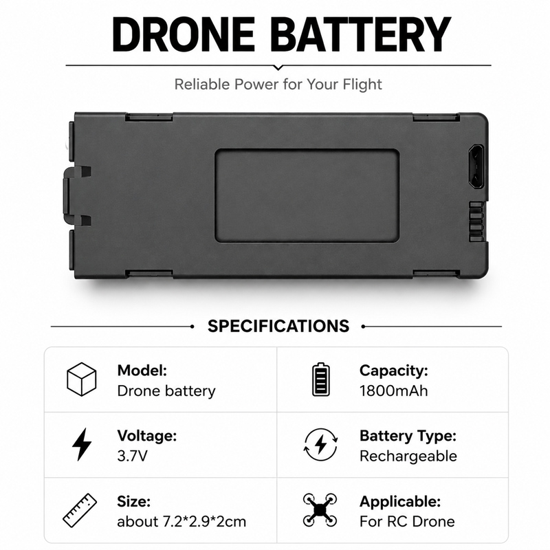 E88 Drone Battery 3.7V 1800mAh - đánh giá và giá Eachine Drone E58