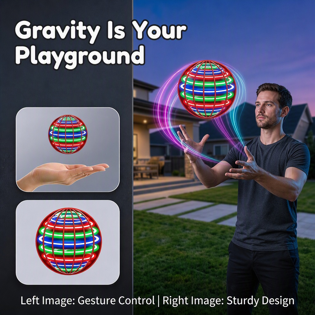 Magic Hand Control Flying Ball - đánh giá và giá Drone Kit Tricopter