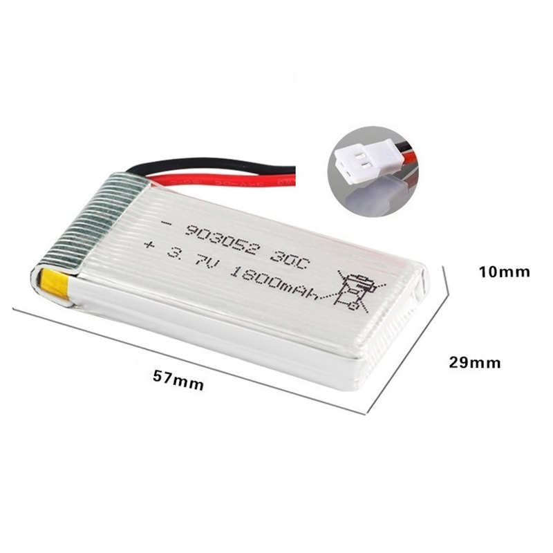 Nâng Cấp 3.7V 1800MAh Pin Lipo - đánh giá và giá Eachine Drone E58